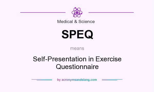 What does SPEQ mean? It stands for Self-Presentation in Exercise Questionnaire