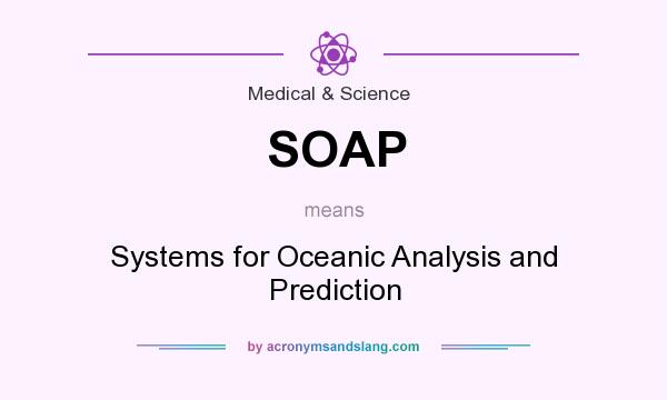What does SOAP mean? It stands for Systems for Oceanic Analysis and Prediction