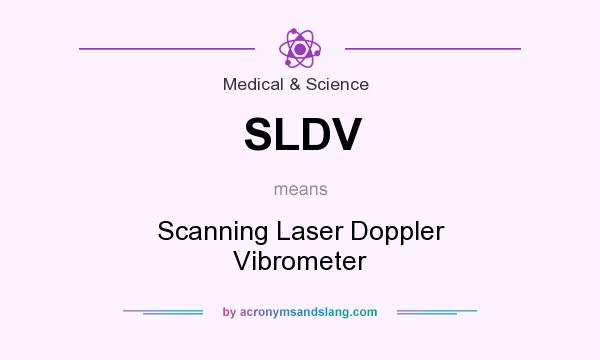 What does SLDV mean? It stands for Scanning Laser Doppler Vibrometer