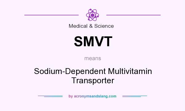What does SMVT mean? It stands for Sodium-Dependent Multivitamin Transporter
