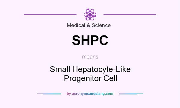 What does SHPC mean? It stands for Small Hepatocyte-Like Progenitor Cell
