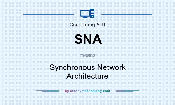 What does SNA mean? It stands for Synchronous Network Architecture