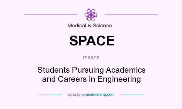 What does SPACE mean? It stands for Students Pursuing Academics and Careers in Engineering
