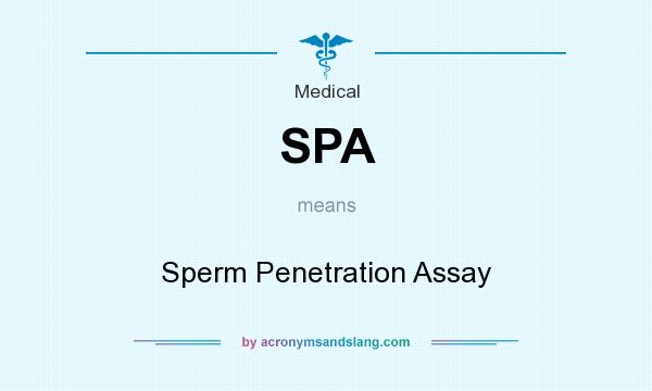 What does SPA mean? It stands for Sperm Penetration Assay