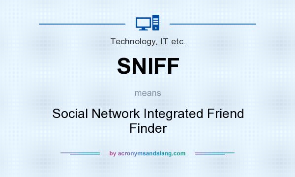 What does SNIFF mean? It stands for Social Network Integrated Friend Finder