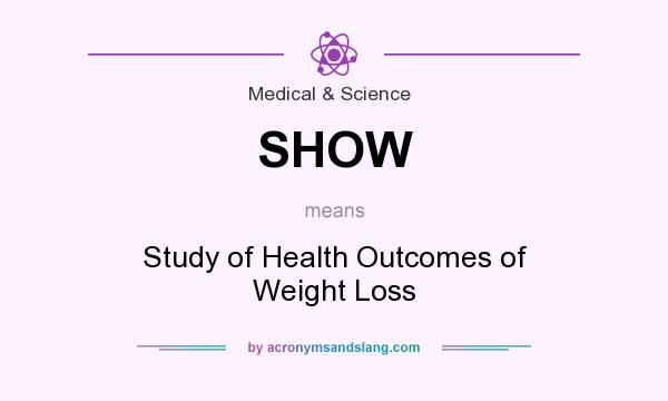 What does SHOW mean? It stands for Study of Health Outcomes of Weight Loss