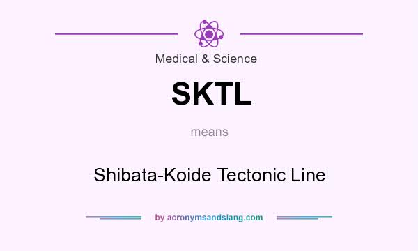 What does SKTL mean? It stands for Shibata-Koide Tectonic Line