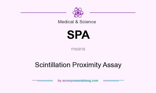 What does SPA mean? It stands for Scintillation Proximity Assay