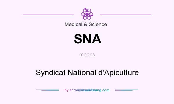 What does SNA mean? It stands for Syndicat National d`Apiculture