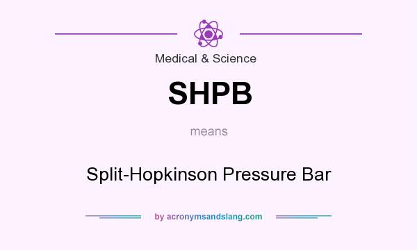 What does SHPB mean? It stands for Split-Hopkinson Pressure Bar
