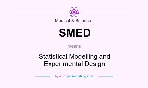 What does SMED mean? It stands for Statistical Modelling and Experimental Design