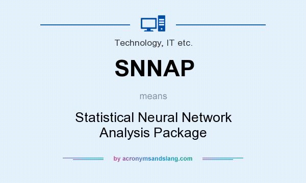 What does SNNAP mean? It stands for Statistical Neural Network Analysis Package