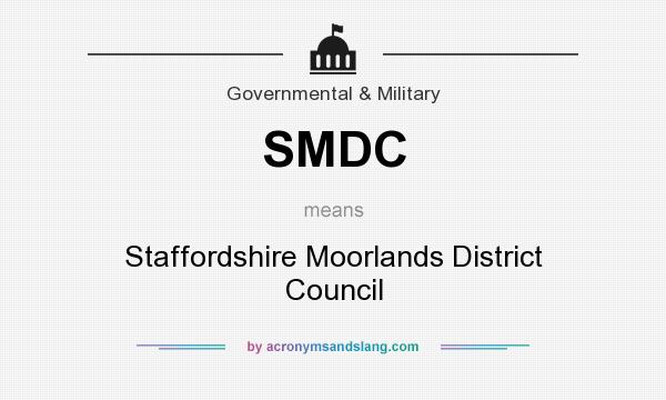 What does SMDC mean? It stands for Staffordshire Moorlands District Council