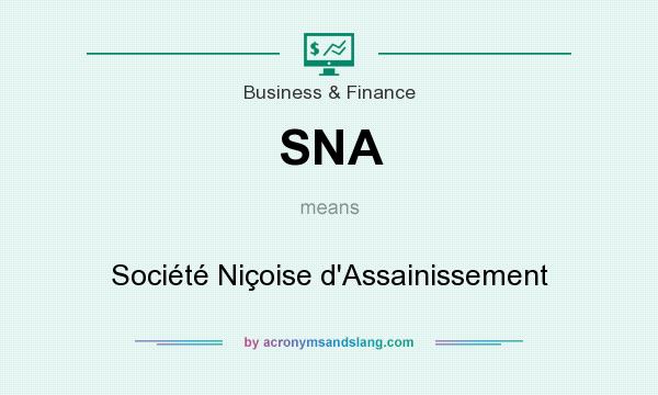 What does SNA mean? It stands for Société Niçoise d`Assainissement
