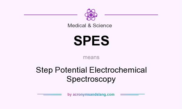 What does SPES mean? It stands for Step Potential Electrochemical Spectroscopy