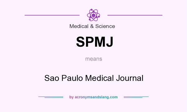 What does SPMJ mean? It stands for Sao Paulo Medical Journal