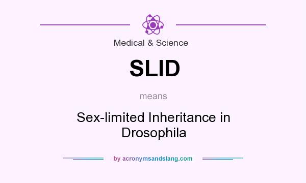 What does SLID mean? It stands for Sex-limited Inheritance in Drosophila