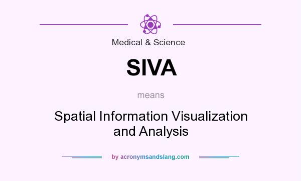 What does SIVA mean? It stands for Spatial Information Visualization and Analysis