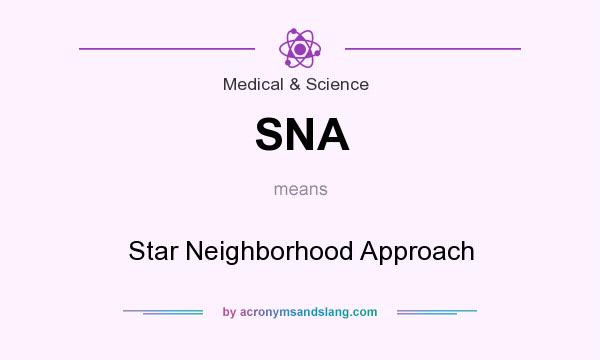 What does SNA mean? It stands for Star Neighborhood Approach