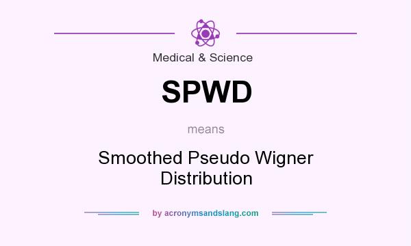 What does SPWD mean? It stands for Smoothed Pseudo Wigner Distribution