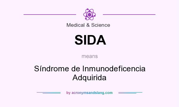 What does SIDA mean? It stands for Síndrome de Inmunodeficencia Adquirida
