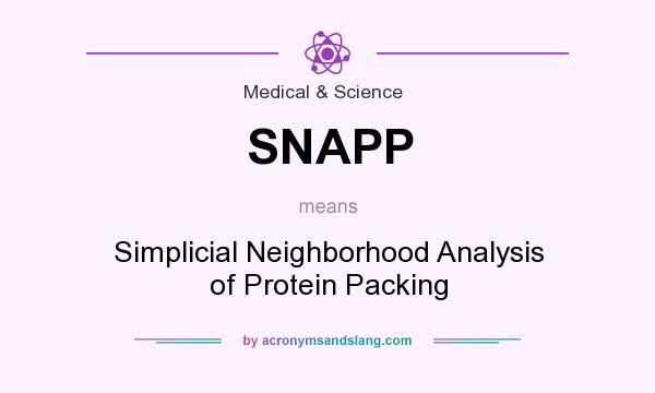 What does SNAPP mean? It stands for Simplicial Neighborhood Analysis of Protein Packing