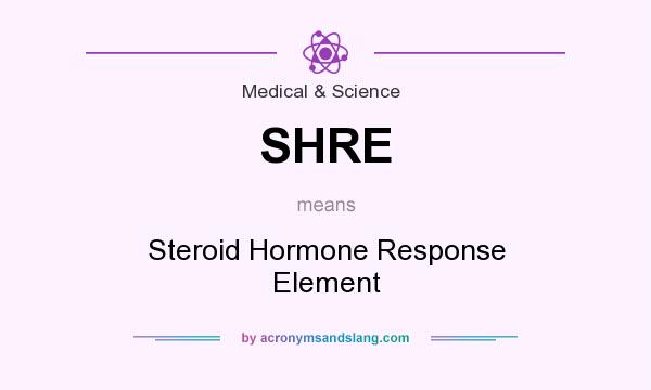 What does SHRE mean? It stands for Steroid Hormone Response Element