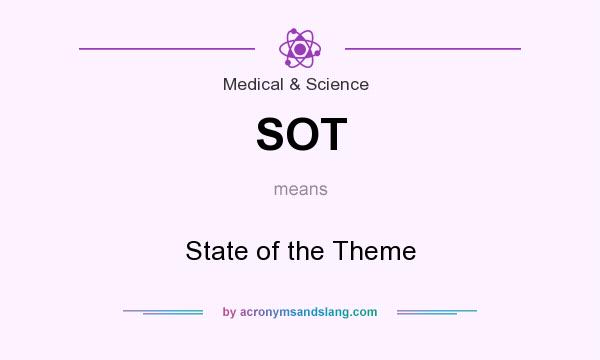 What does SOT mean? It stands for State of the Theme