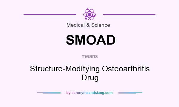 What does SMOAD mean? It stands for Structure-Modifying Osteoarthritis Drug