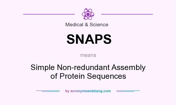 What does SNAPS mean? It stands for Simple Non-redundant Assembly of Protein Sequences