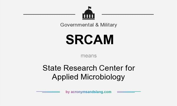 What does SRCAM mean? It stands for State Research Center for Applied Microbiology
