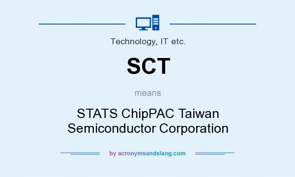 What does SCT mean? It stands for STATS ChipPAC Taiwan Semiconductor Corporation