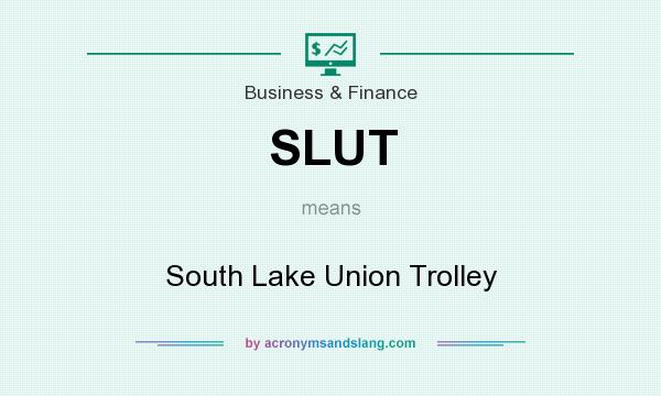 What does SLUT mean? It stands for South Lake Union Trolley