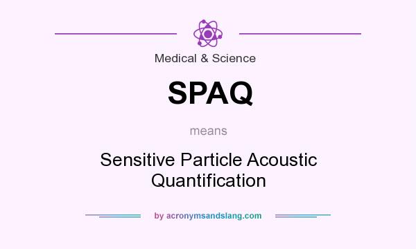 What does SPAQ mean? It stands for Sensitive Particle Acoustic Quantification