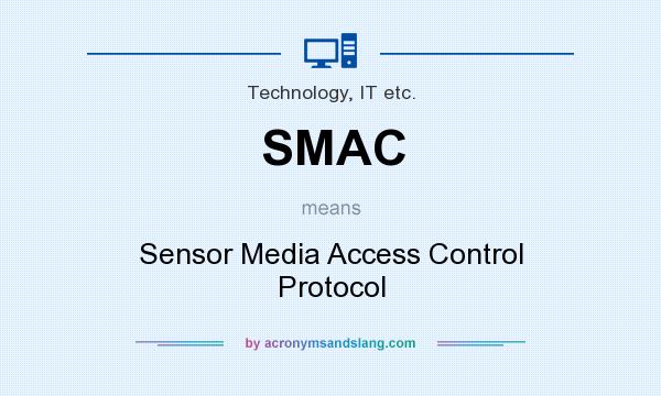 What does SMAC mean? It stands for Sensor Media Access Control Protocol