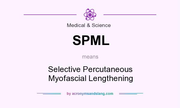 What does SPML mean? It stands for Selective Percutaneous Myofascial Lengthening