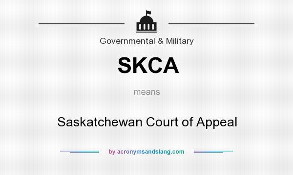 What does SKCA mean? It stands for Saskatchewan Court of Appeal