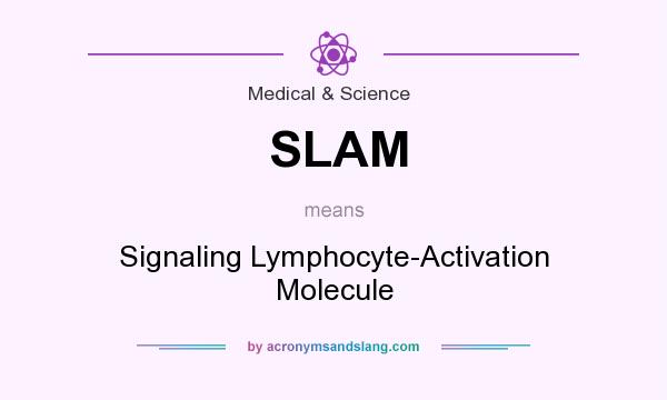 What does SLAM mean? It stands for Signaling Lymphocyte-Activation Molecule
