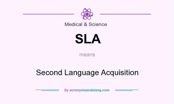 What does SLA mean? It stands for Second Language Acquisition