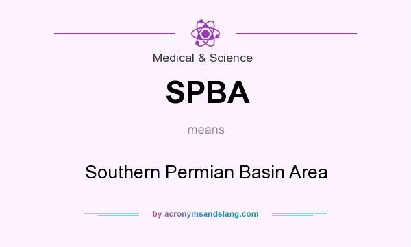 What does SPBA mean? It stands for Southern Permian Basin Area