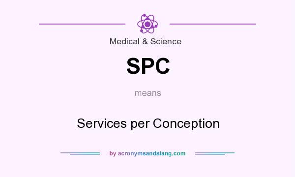 What does SPC mean? It stands for Services per Conception