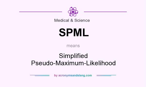What does SPML mean? It stands for Simplified Pseudo-Maximum-Likelihood