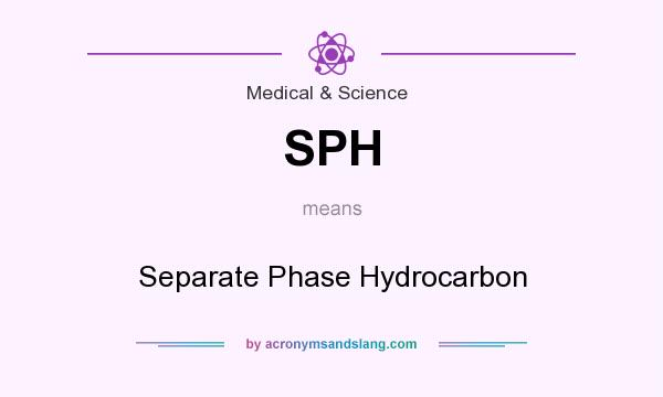 What does SPH mean? It stands for Separate Phase Hydrocarbon
