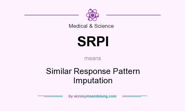 What does SRPI mean? It stands for Similar Response Pattern Imputation