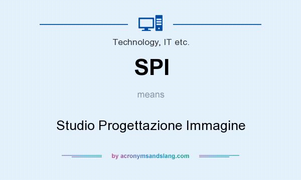 What does SPI mean? It stands for Studio Progettazione Immagine