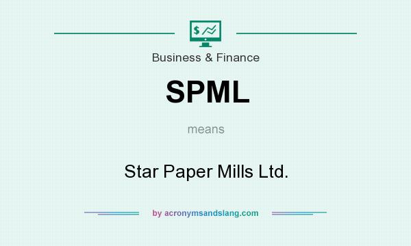 What does SPML mean? It stands for Star Paper Mills Ltd.