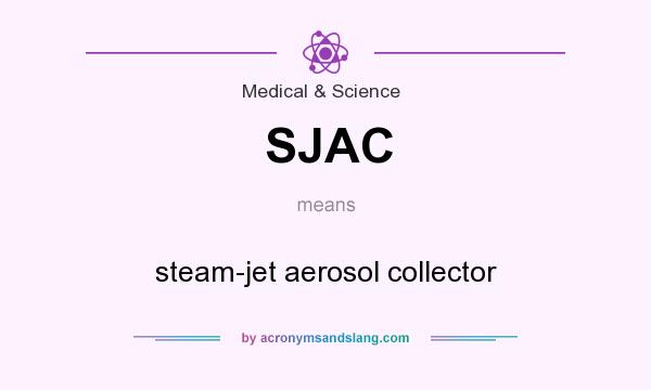 What does SJAC mean? It stands for steam-jet aerosol collector