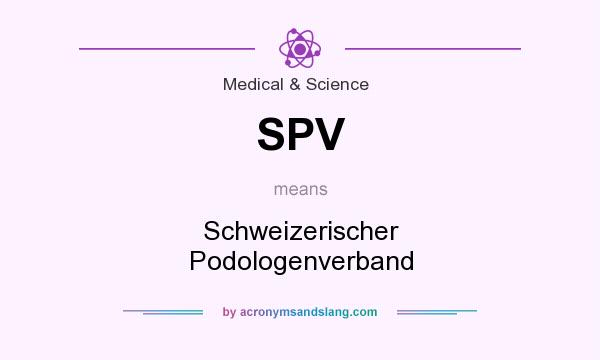 What does SPV mean? It stands for Schweizerischer Podologenverband