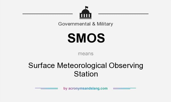 What does SMOS mean? It stands for Surface Meteorological Observing Station