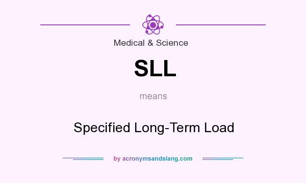 What does SLL mean? It stands for Specified Long-Term Load